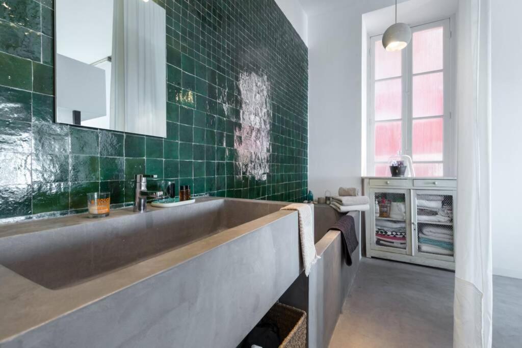 Апартаменты 06J - Superb Duplex Loft With Ac - Sea View Ницца Экстерьер фото