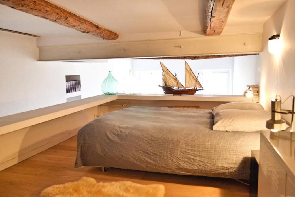Апартаменты 06J - Superb Duplex Loft With Ac - Sea View Ницца Экстерьер фото