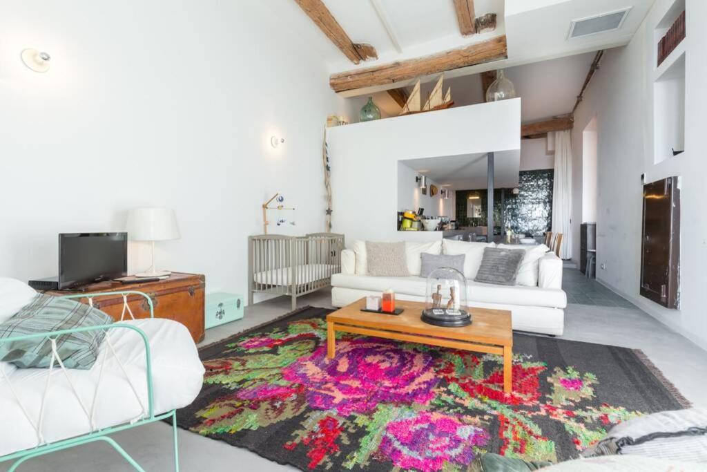 Апартаменты 06J - Superb Duplex Loft With Ac - Sea View Ницца Экстерьер фото