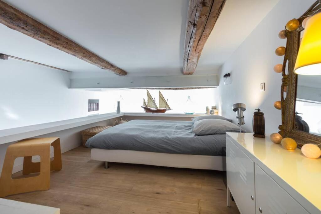 Апартаменты 06J - Superb Duplex Loft With Ac - Sea View Ницца Экстерьер фото