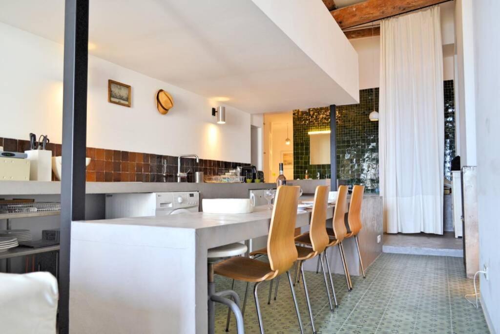 Апартаменты 06J - Superb Duplex Loft With Ac - Sea View Ницца Экстерьер фото